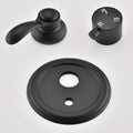 Matte Black Shower System With Handheld And 4 Body Sprays Matte Black Brass