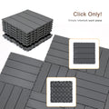 Plastic Interlocking Deck Tiles, 44 Pack Terrace Deck Tiles, 12 