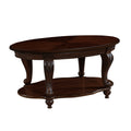 Living Room Coffee Table Set, Coffee Table & Two End Side Table 3 Piece Set For Office, Living Room, Apartment, Small Space, Easy Assembly, Cherry Color Written On Box Is Light Espresso Light Espresso Rubber Wood