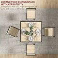 Homcom 3 Piece Industrial Dining Table Set For 2, Kitchen Table And Chairs, Dining Room Sets For Small Spaces, Oak Oak Mdf