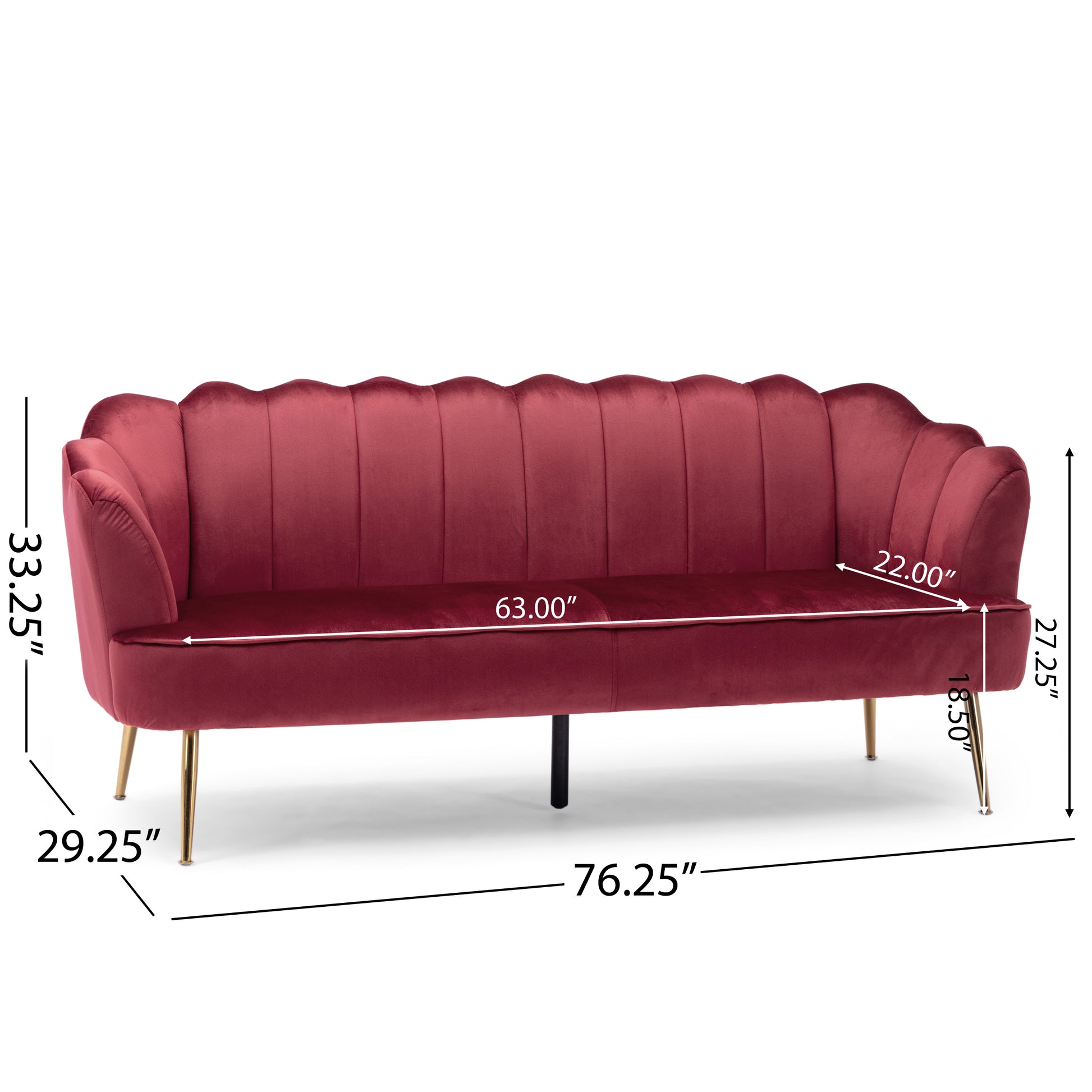 3 Seater Sofa Natural Velvet