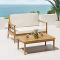 Willowbrook Seat Coffee Table Teak Acacia Wood