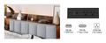 Queen Size Bed Frame With 2 Storage Drawers And Led Lights Headboard, Upholstered King Bed Frame With Charging Station, No Box Spring Needed, Easy Assembly Box Spring Not Required Queen Dark Brown Metal Bedroom Modern Bed Frame Velvet Mdf Metal