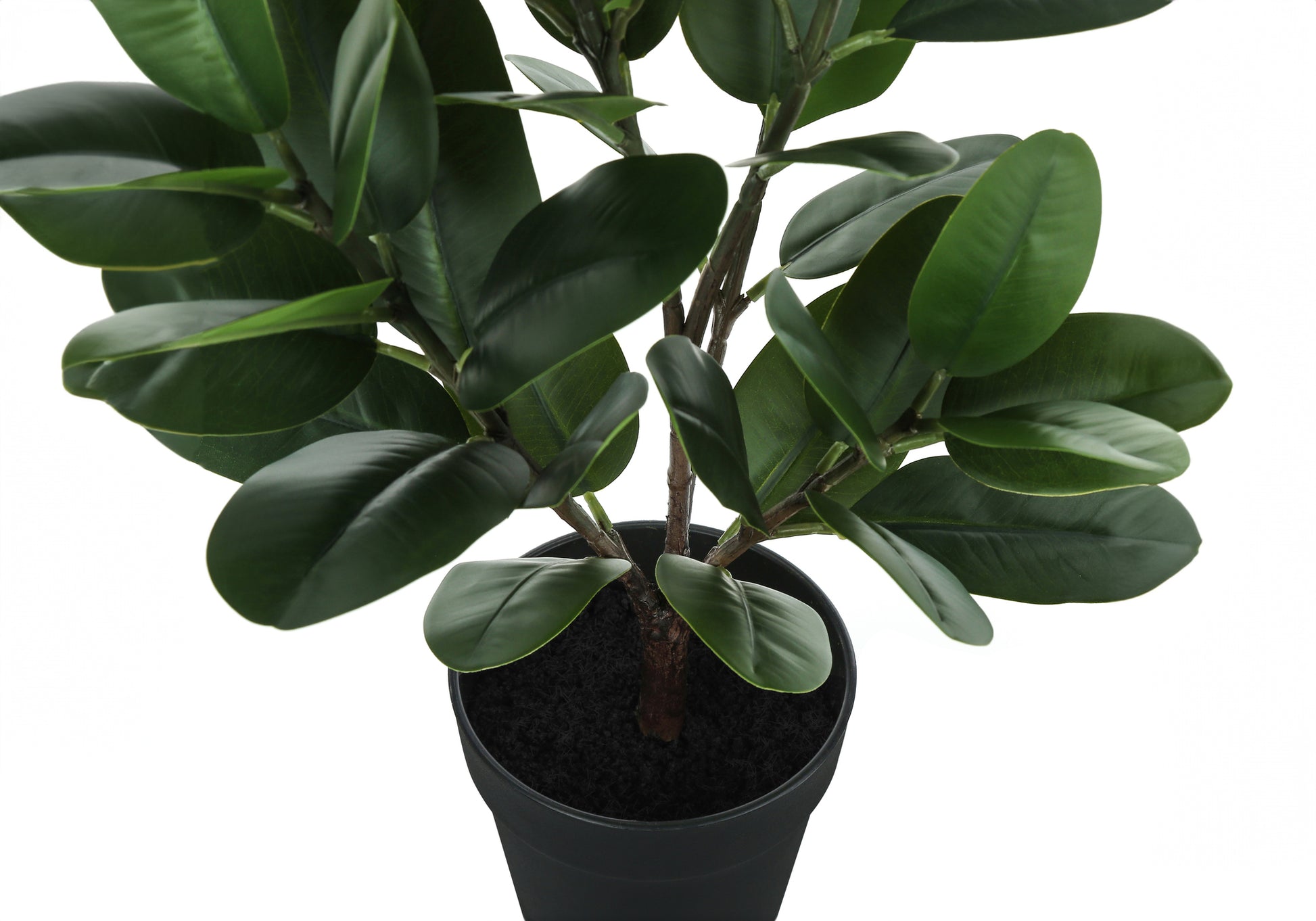 Artificial Plant, 28" Tall, Garcinia Tree, Indoor, Faux, Fake, Floor, Greenery, Potted, Real Touch, Decorative, Green Leaves, Black Pot Green Foam Plastic