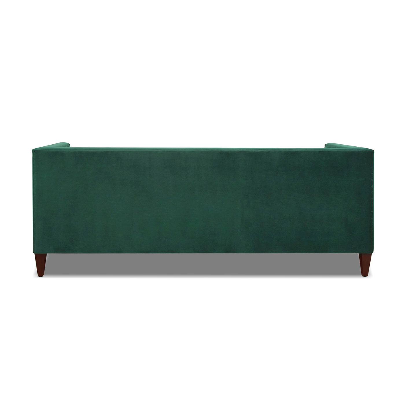 Jack 84" Modern Tuxedo Tufted Sofa, Evergreen Velvet Green Foam Velvet 3 Seat