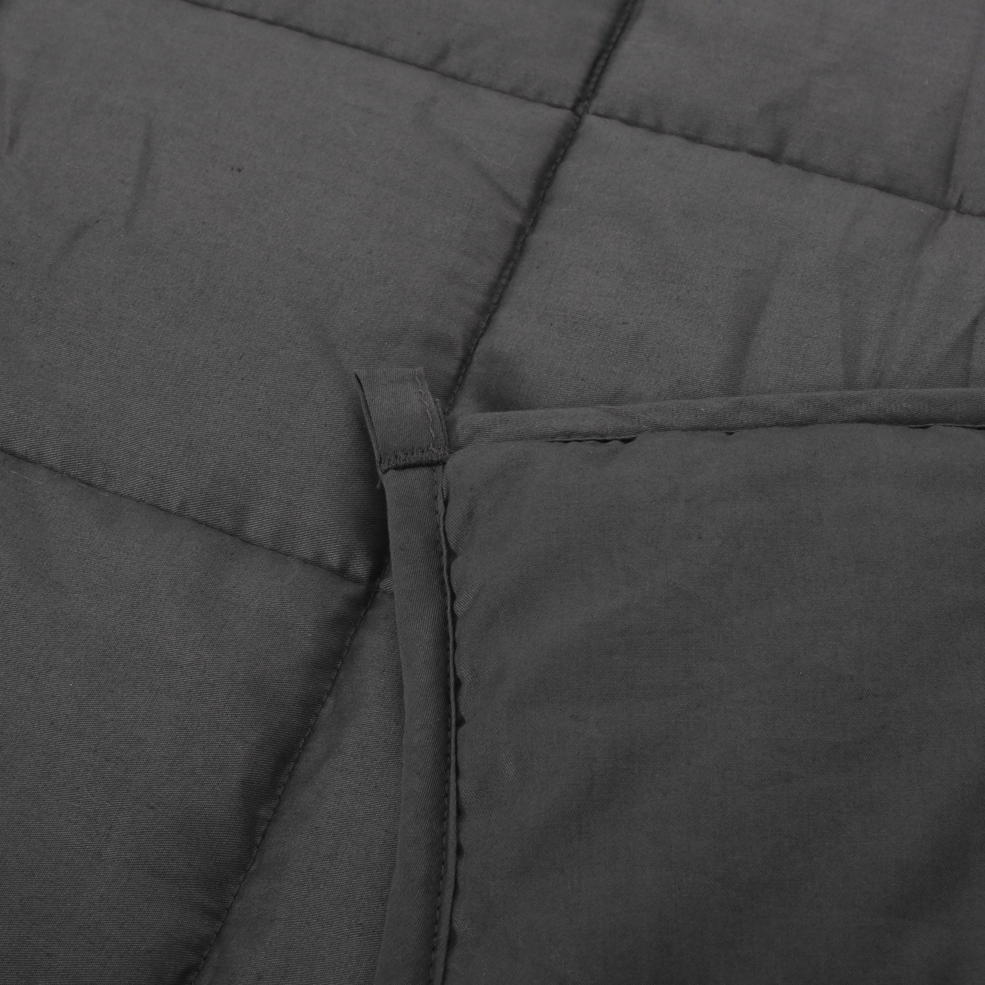 205T Cotton 20Lbs Weighted Blanket Grey Cotton