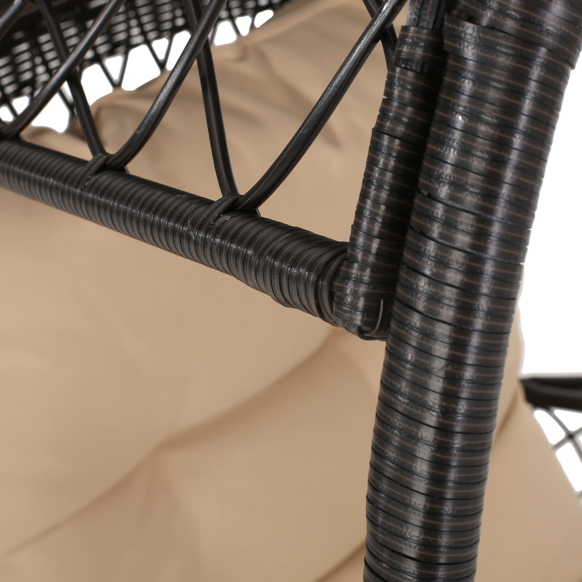 Malia Standing Basket Brown Fabric