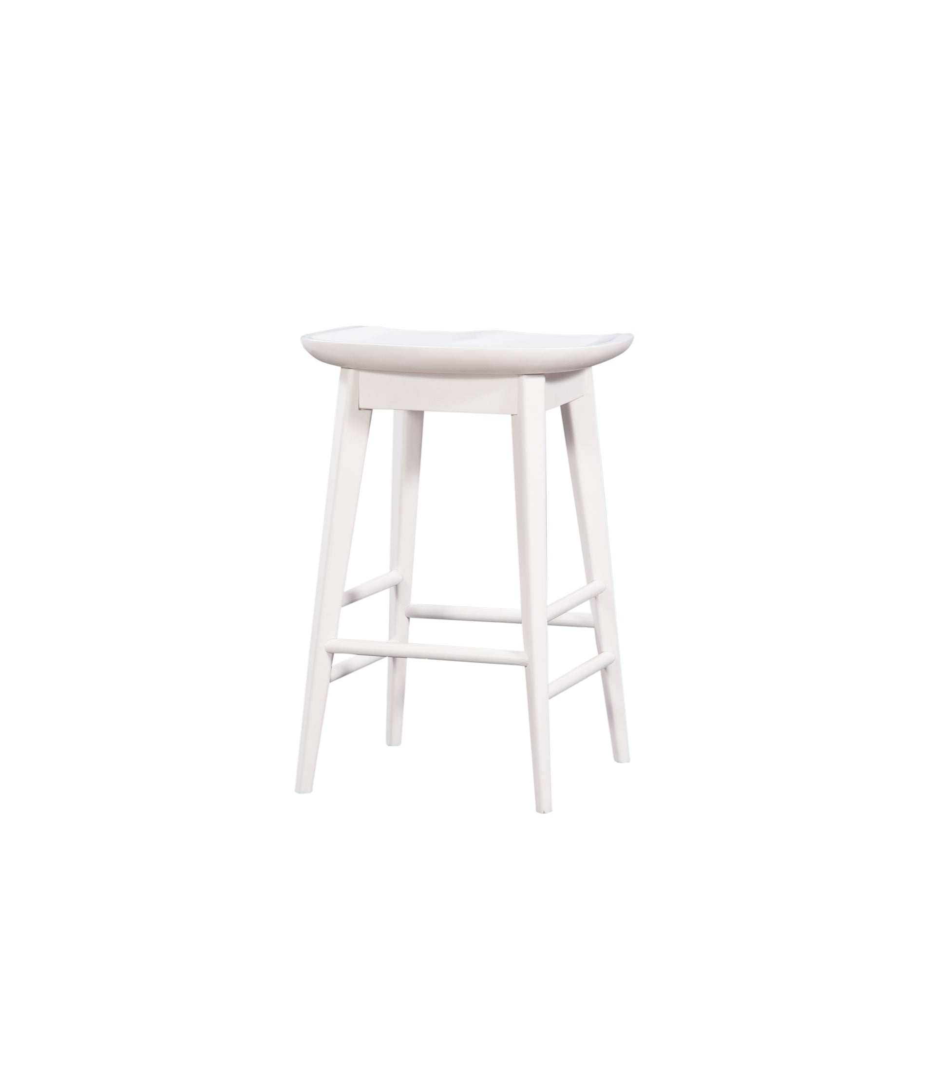 Hilton Counter Stool White White Wood