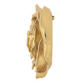 S 2 Gold Rose Hanging Wall Accents Gold Resin