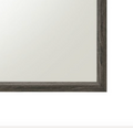 Valdemar Weathered Gray Finish Mirror Gray Mirror,Synthetic Wood