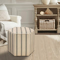 Ellen Accent Ottoman Natural Solid Wood