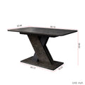 Multifunctional Extendable Console Table Marble Mdf