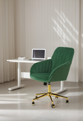 Ys Office Chair Blackish Green Velvet