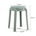 6 Pack Stackable Classroom Stools Plastic Stools Nesting Stools Colorful Round Stools Indoor Outdoor Flexible Seating Decorative Stools Chairs For Home Office School Classroom Green Green Plastic