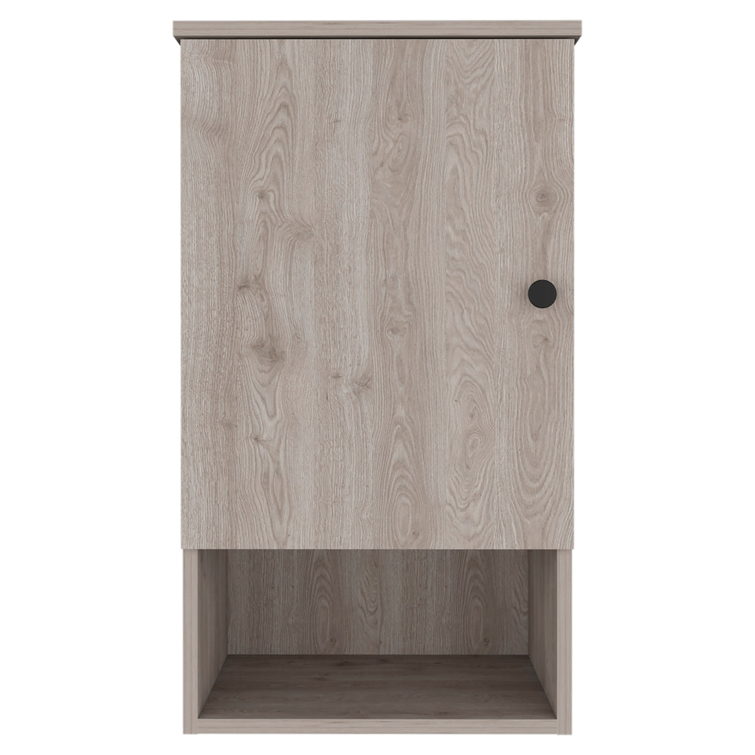 St. Angelo Medicine Cabinet, Two Internal Shelves, Single Door, One Shelf Grey 4 Bathroom Freestanding Modern Particle Board Engineered Wood