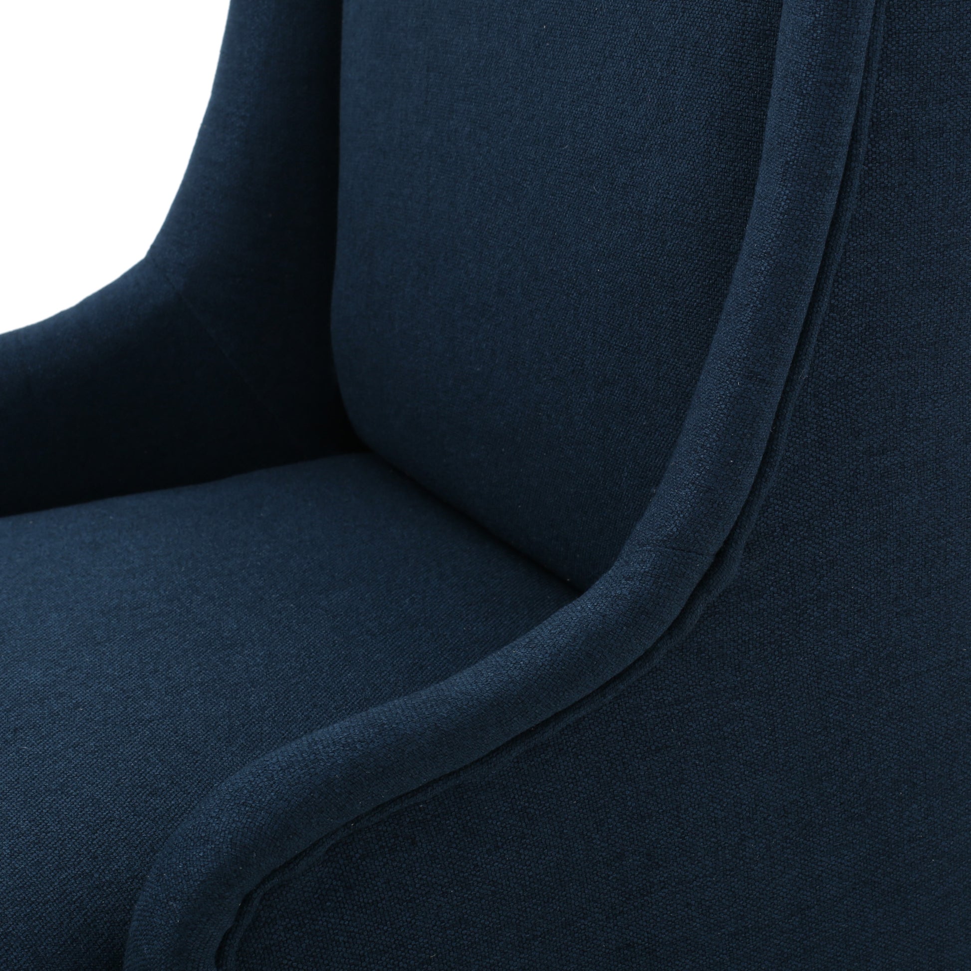 Dining Chair Navy Blue Fabric