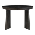 5 Piece Retro Functional Dining Set With 1 Extendable Dining Table And 4 Upholstered Chairs With Rattan Backrests For Dining Room And Kitchen Espresso Espresso Solid Wood Mdf