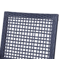 Outsunny 3Pcs Patio Bar Set With Soft Cushion, Rattan Wicker Outdoor Furniture Set For Backyards, Lawn, Deck, Poolside Black Steel