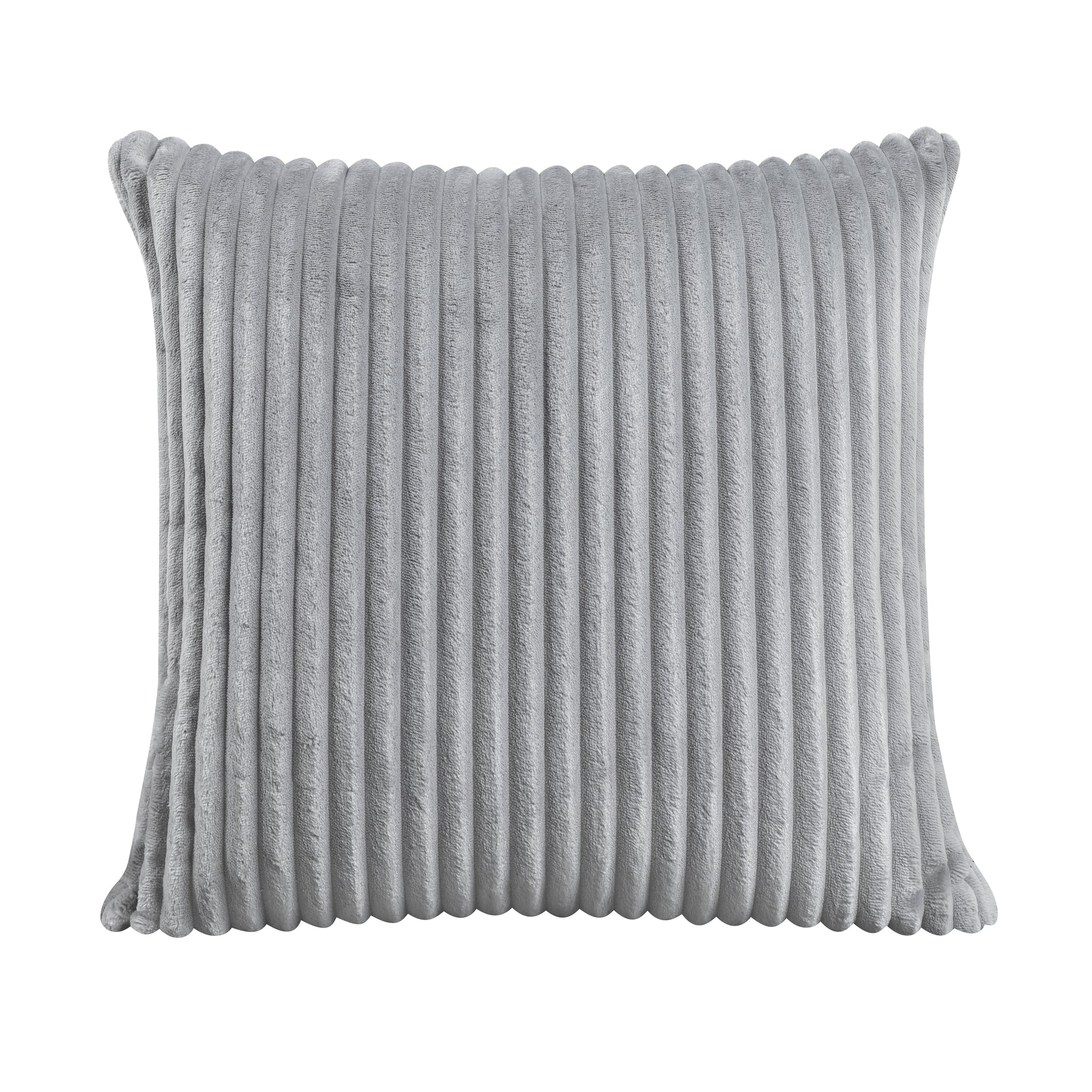 Living Room Furniture Corner Chair Gray Corduroy Upholstery 1Pc Corner Wedge Soft Cushion Solid Wood Legs Gray Primary Living Space Contemporary,Modern Plywood,Solid Wood