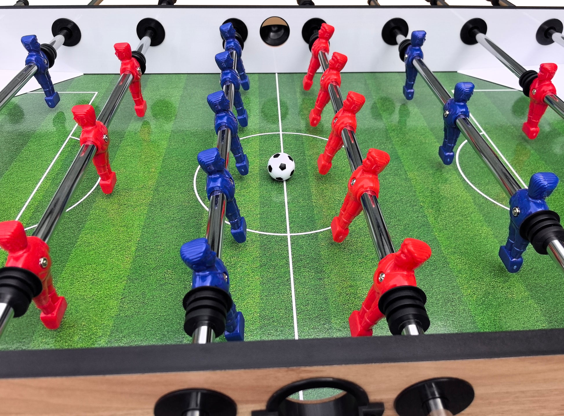 Soccer Table,Foosball Table,Football Table,Game Table, Table Soccer,Table Football,Children'S Game Table,Table Games Balls Sports Brown White Without Adjustable Weight Dining Room American