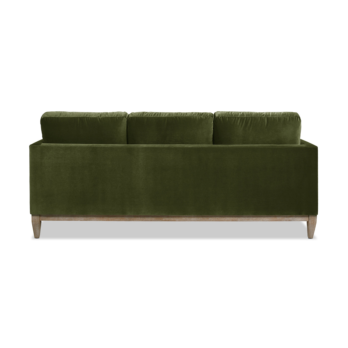 Knox 84" Modern Farmhouse Sofa, Olive Green Performance Velvet Green Wood Foam Velvet 3 Seat