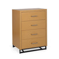 4 Drawer Chest Maple Mdf