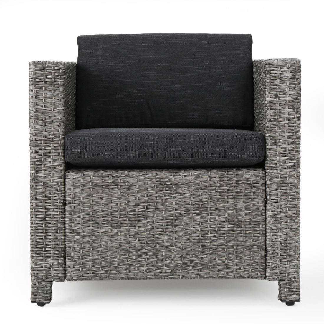 Puerta Club Chair Mp1 Black Rattan