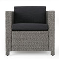 Puerta Club Chair Mp1 Black Rattan