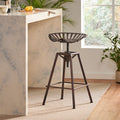 Rancher Barstool Black Iron