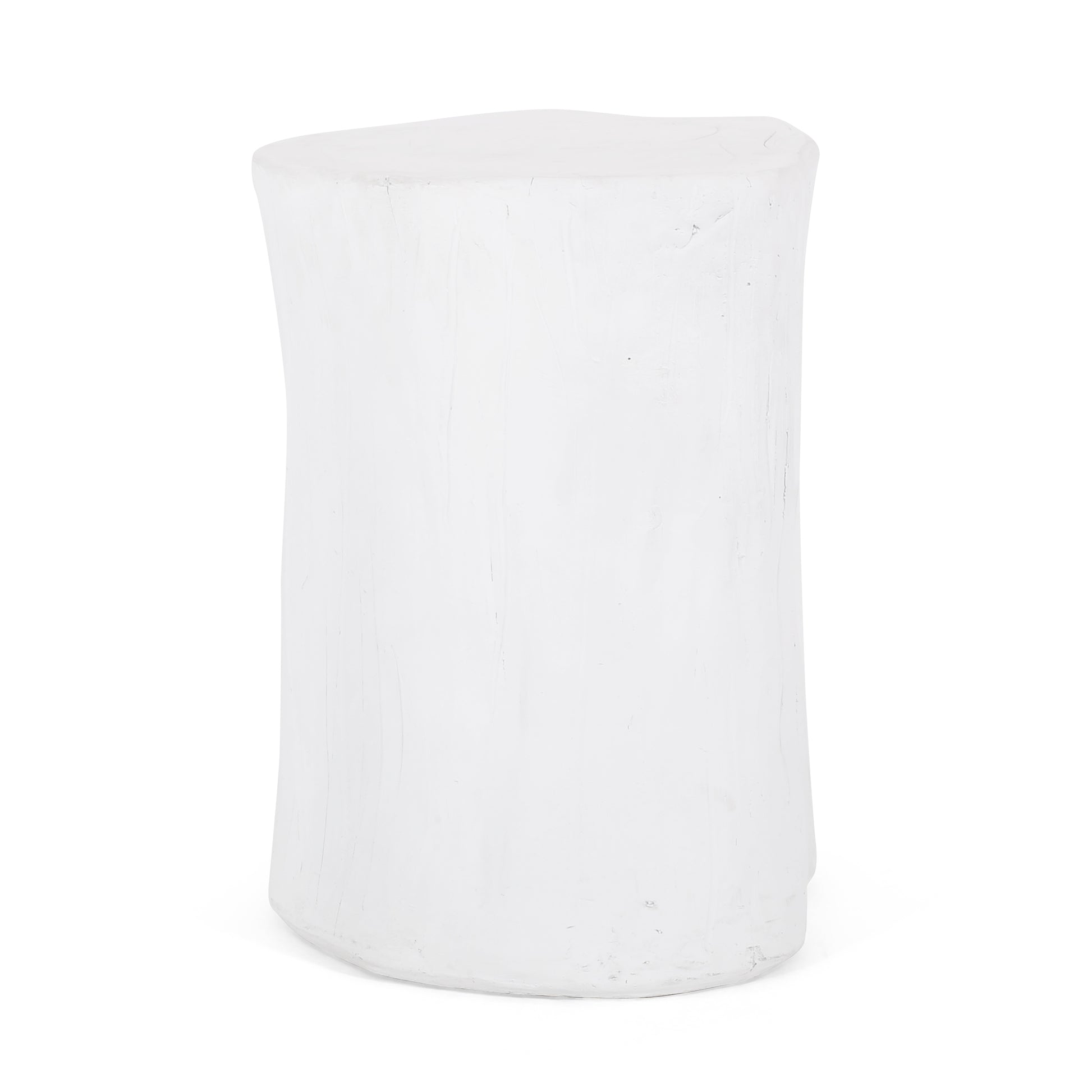 End Table Antique White Magnesium Oxide