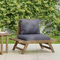 Sedona Club Chair Dark Grey Wood