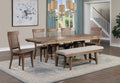 Riverdale Side Chair Set Of 2 Driftwood Dark Brown Wood