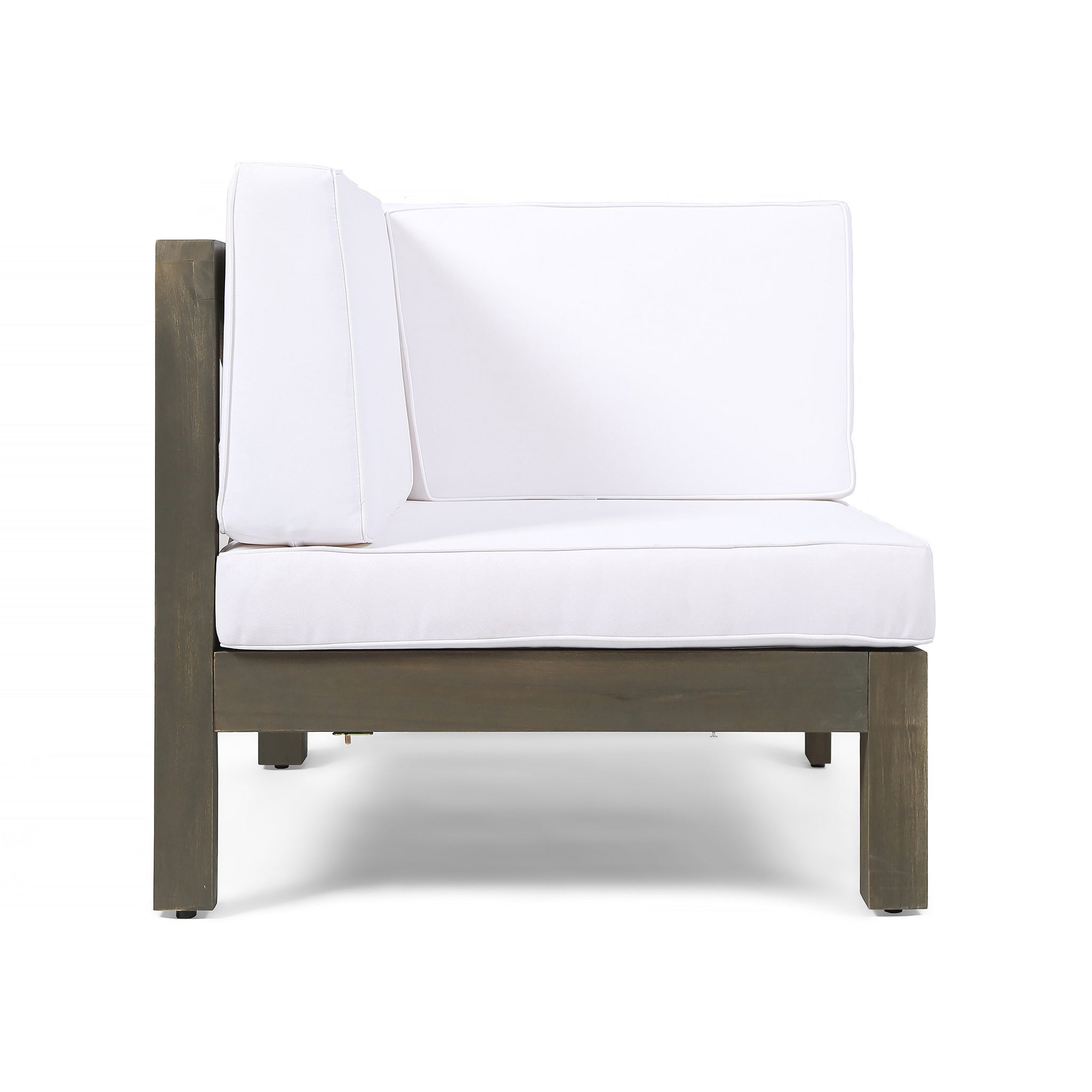 Oana L Arm Chair White Acacia Wood