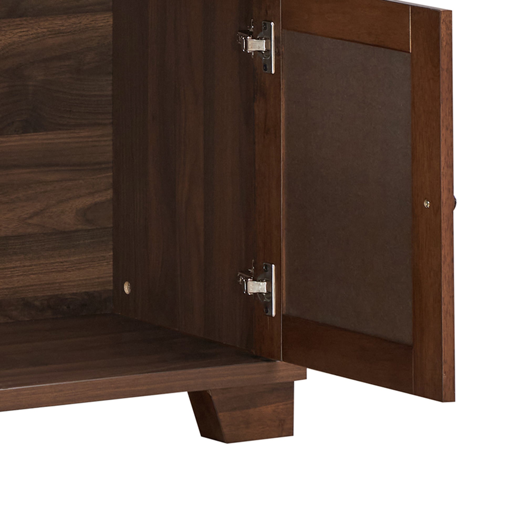 Monita Wine Cabinet Walnut Rubber Wood