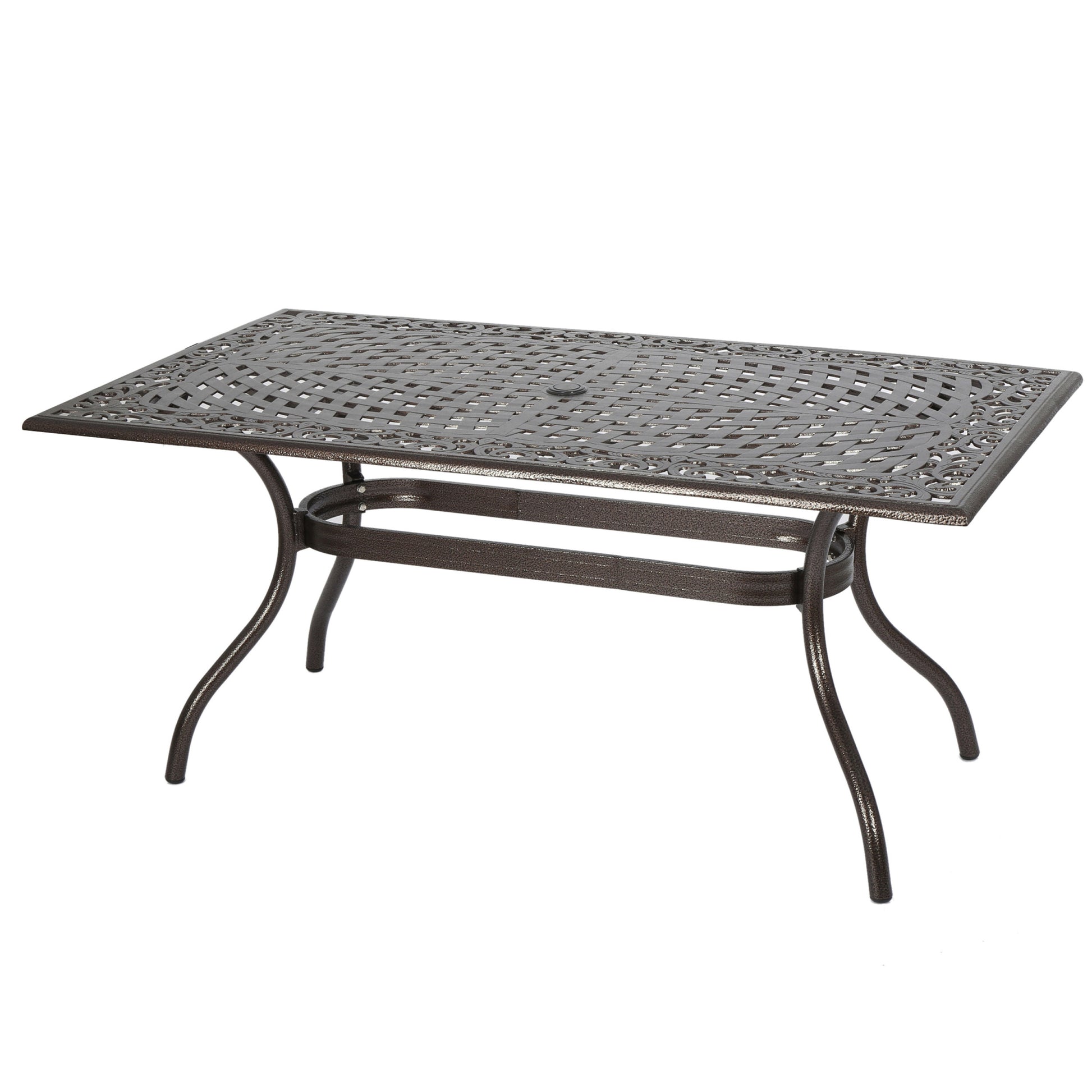 Phoenix Rectangle Table Bronze Aluminium