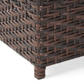 Wing Pe Storage Bench Brown Multi Rattan