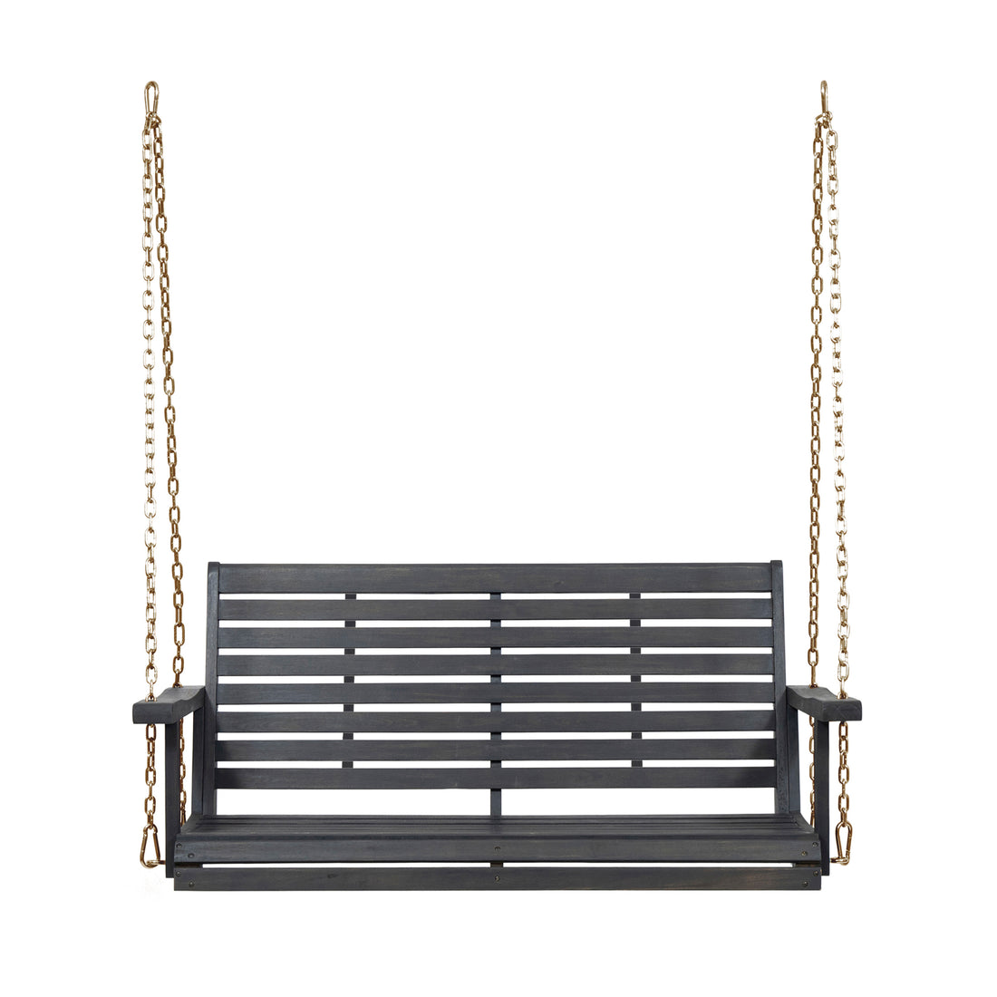 Tasmania Porch Swing Dark Grey Acacia Wood