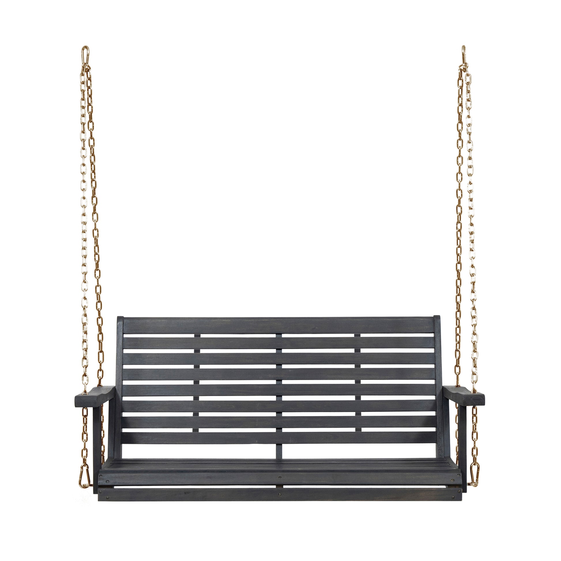 Tasmania Porch Swing Dark Grey Acacia Wood