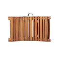 Lahaina Wood Foldable Chaise Lounge Brown Wood