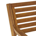 Hermosa Kd Wood Dining Chair Set Of 2 Yes Teak Water Resistant Cushion Acacia Wood