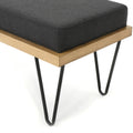 Bench Charcoal Grey Mdf