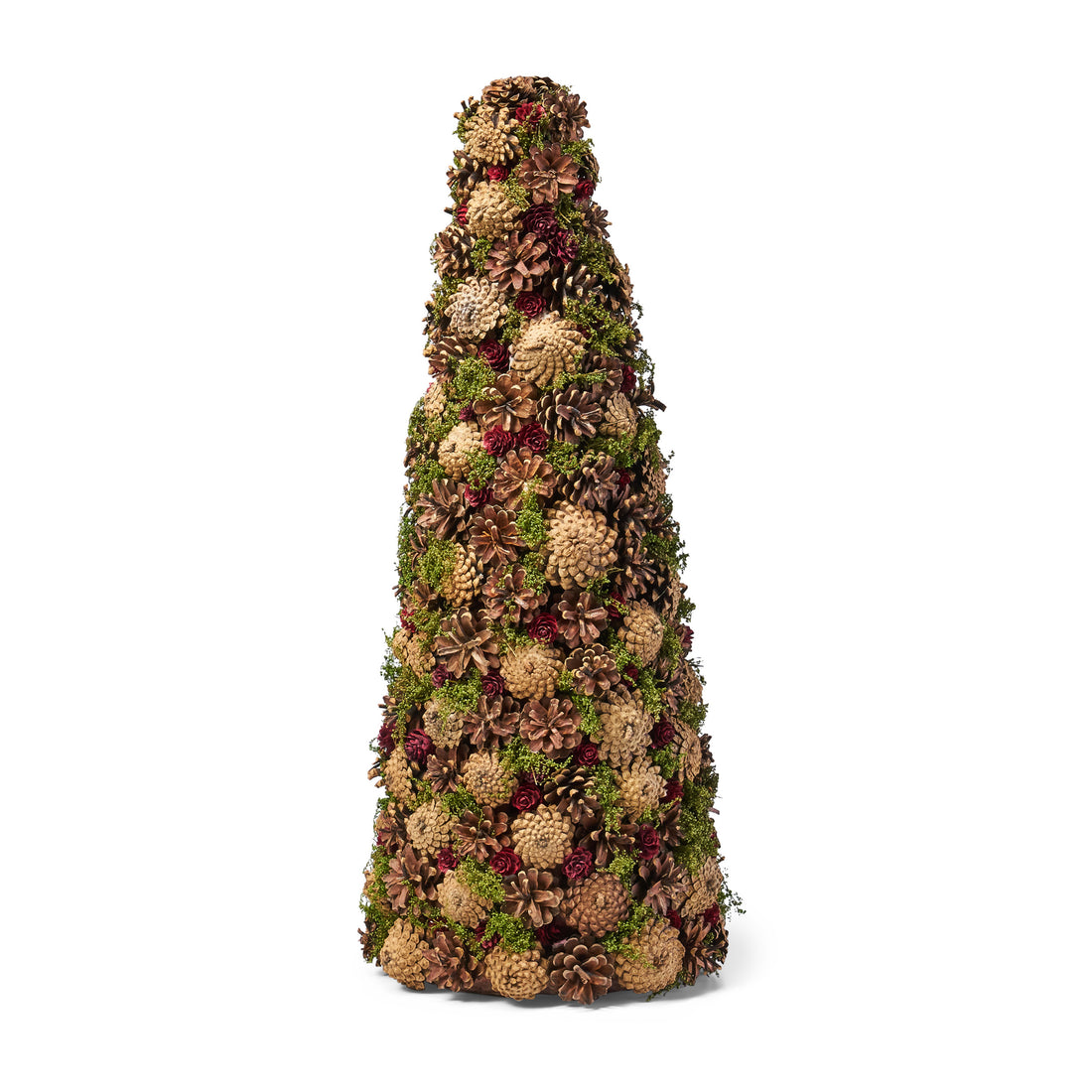 Pine Cone Table Top Tree Natural Foam