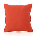 Coronado Square Pillow Set Of 2 Orange Fabric