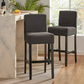 Portman Barstool Light Grey Fabric