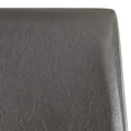Verano Pu Side Chair Set Of 2 Gray Black Wood