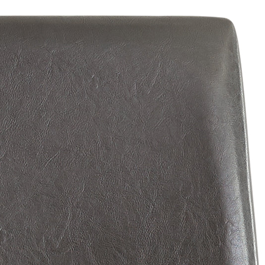 Verano Pu Side Chair Set Of 2 Gray Black Wood