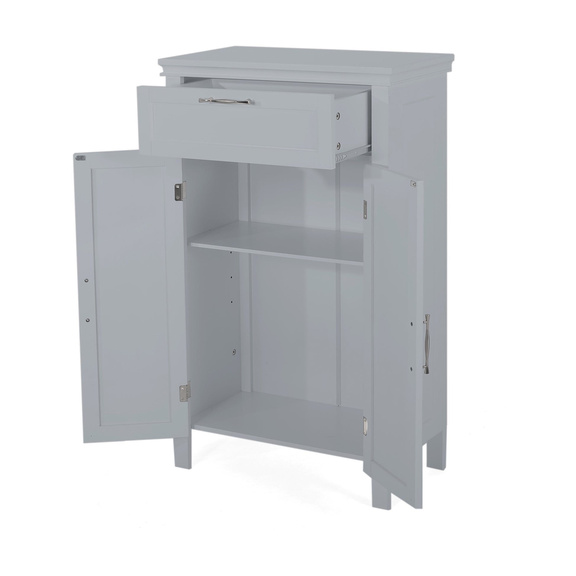 Floor Cabinet Gray Mdf