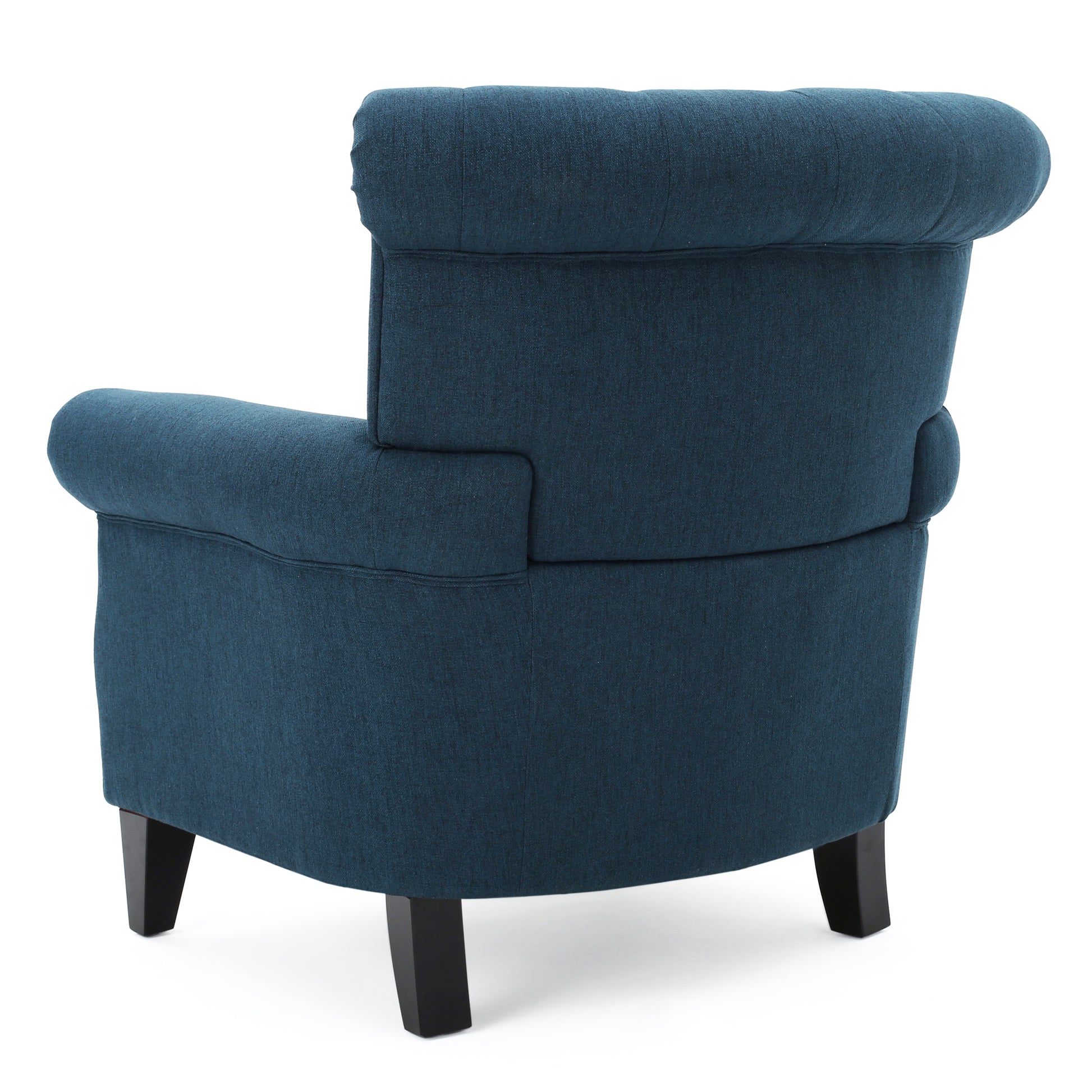 Springfield Tufted Chair Navy Blue Fabric