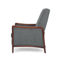 Recliner Chair Grey Fabric