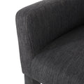 Upholstered 30.5 Inch Counter Stools Charcoal Gray Charcoal Fabric